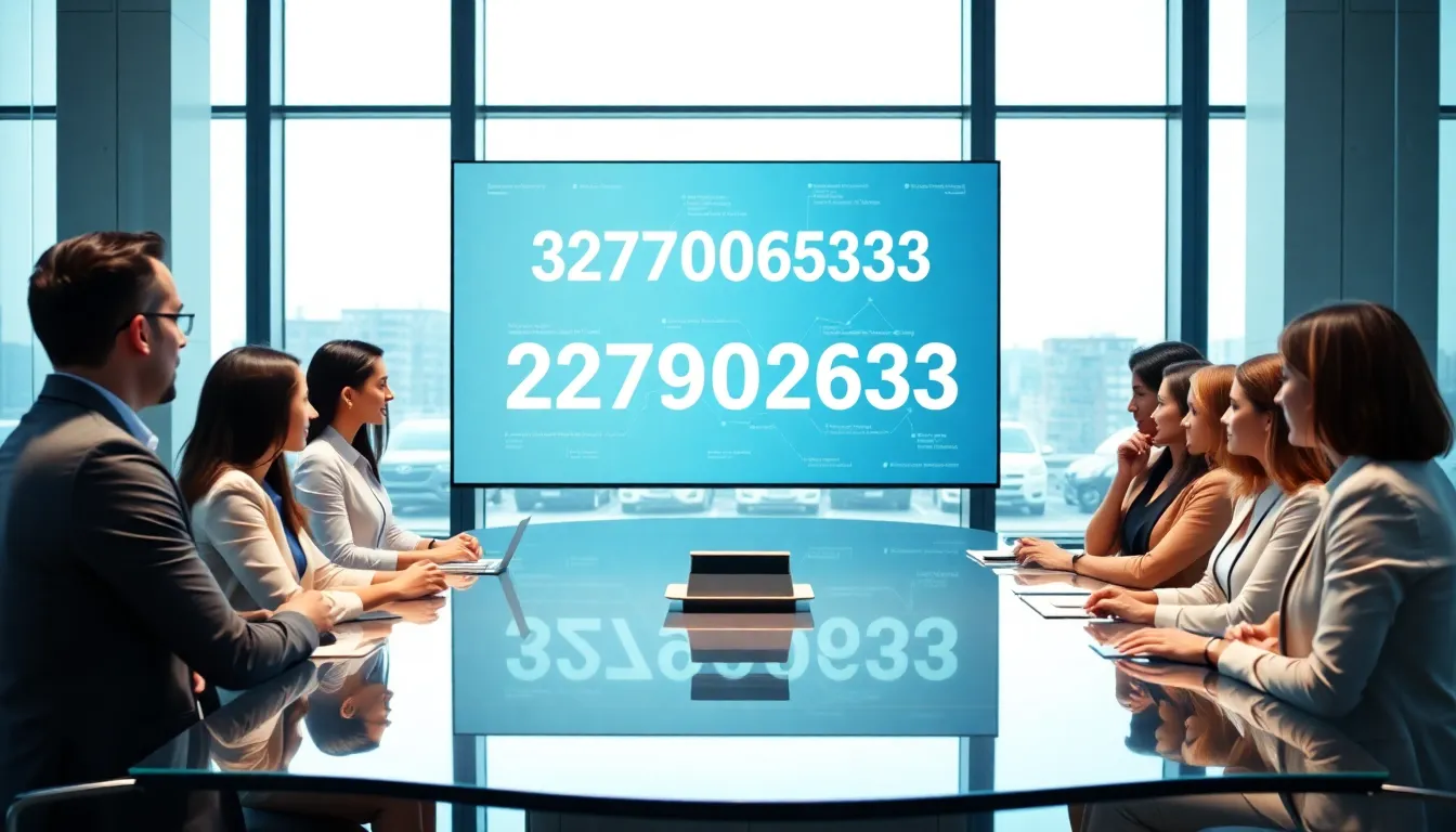 diverse team discussing data analytics in a modern office.